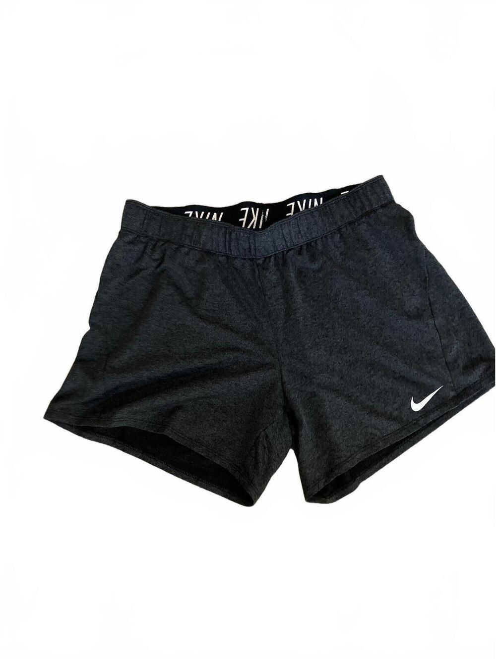 Nike Women Dri-Fit Black Athletic Shorts Medium